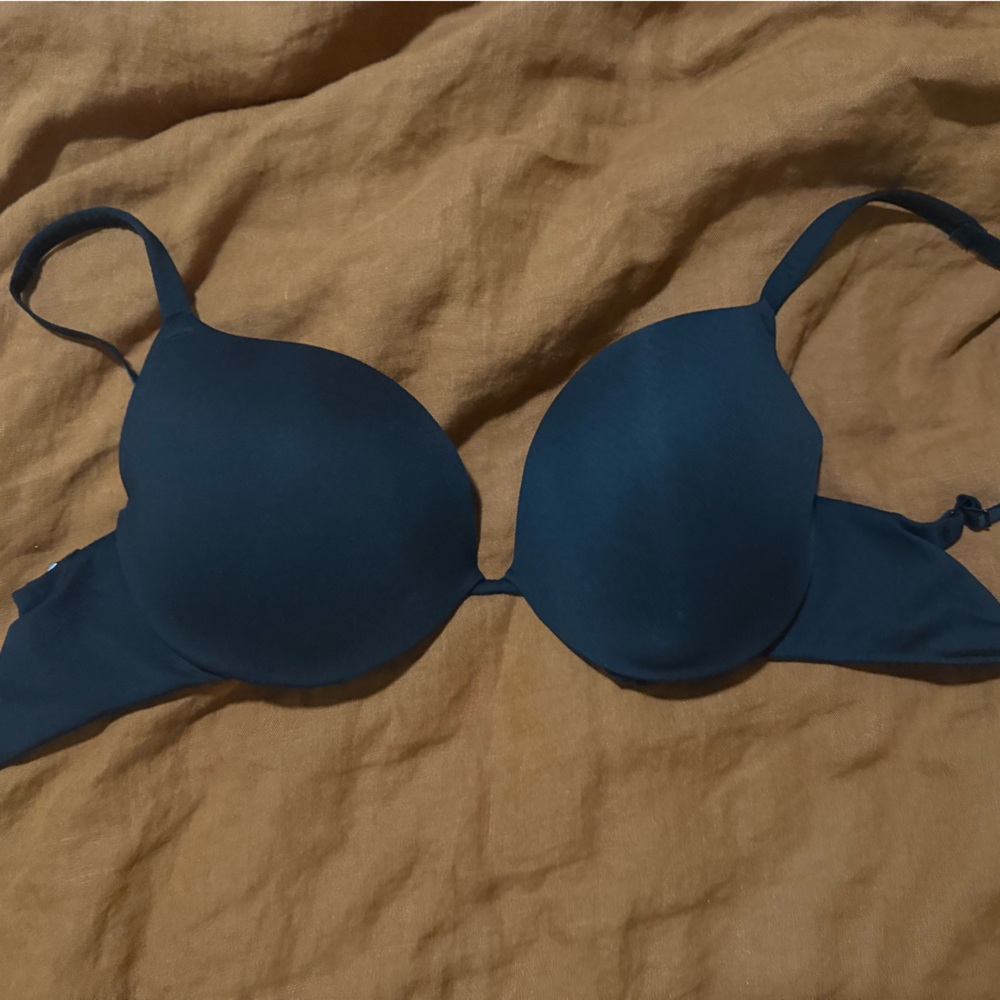 SKIMS CUSTOMFIT Push Up Bra in Onyx